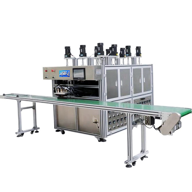 Multi-color lipstick plate cosmetic paste heating filling machin