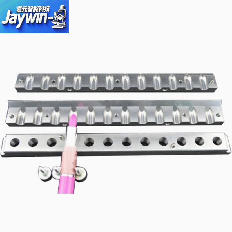 Silicone molds for cosmetics, lipsticks and lip balms are taken off the machine