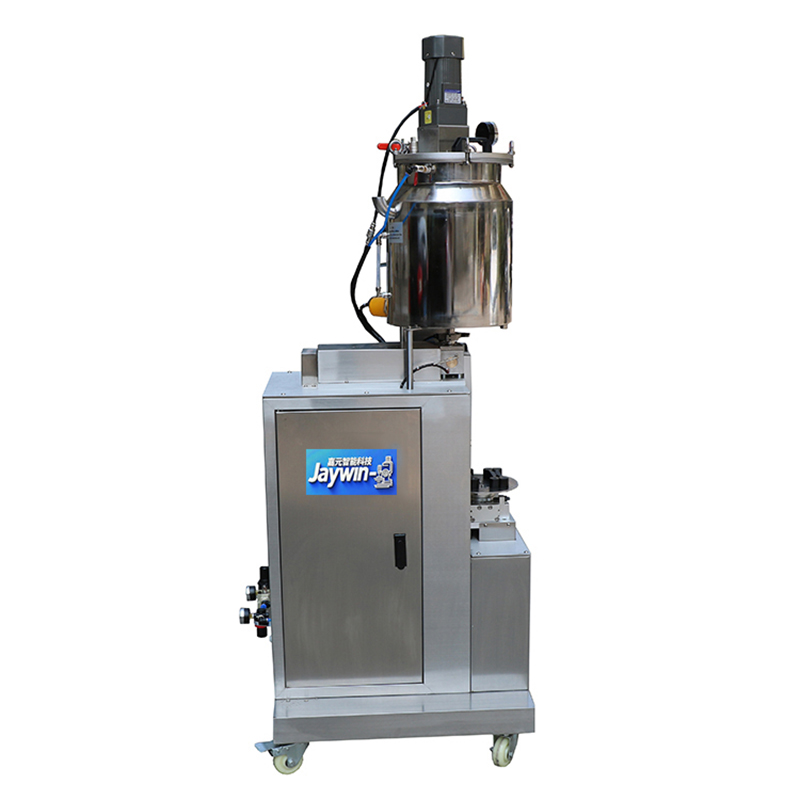 Lifting double-head rotary lip gloss and mascara quantitative filling machine