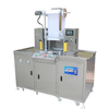 Automatic cosmetic eyeshadow powder filling, feeding and powder pressing machine