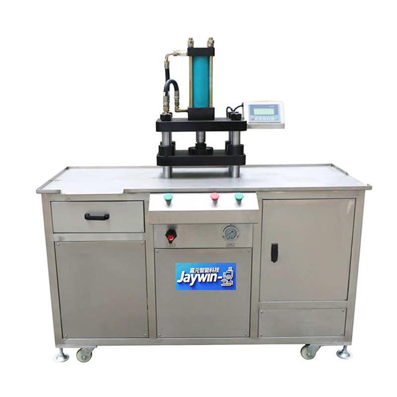 Vacuum powder press for cosmetic powder compacts and eyeshadow