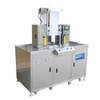 Automatic cosmetic eyeshadow powder filling, feeding and powder pressing machine