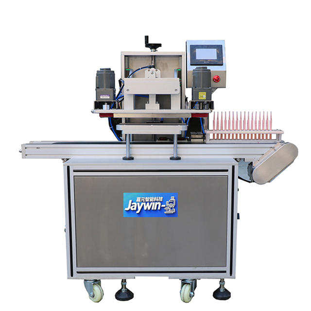 Cosmetic lipstick and lip balm tube twisting and rolling machine