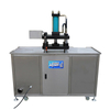 Vacuum powder press for cosmetic powder compacts and eyeshadow